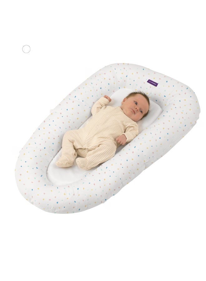 Clevamama ClevaFoam Baby Pod, White (0-6m) - Terrazzo - Image 2